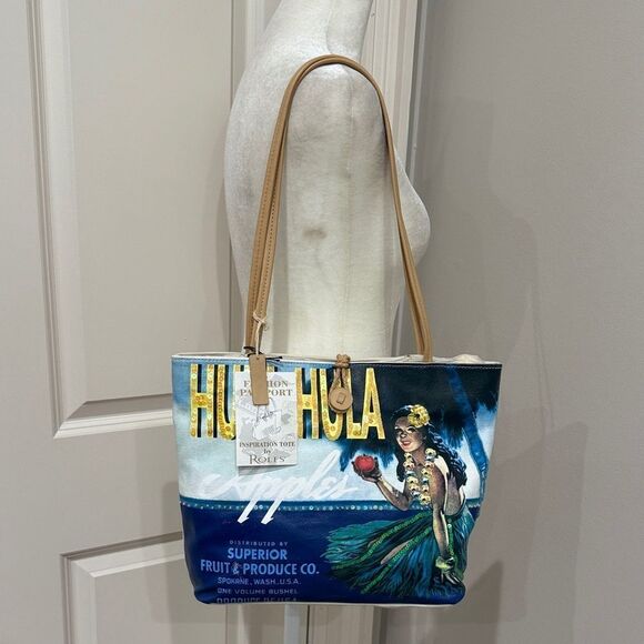 Rolf’s New With Tags Hawaiian Inspiration Tote Medium Size - Picture 1 of 5